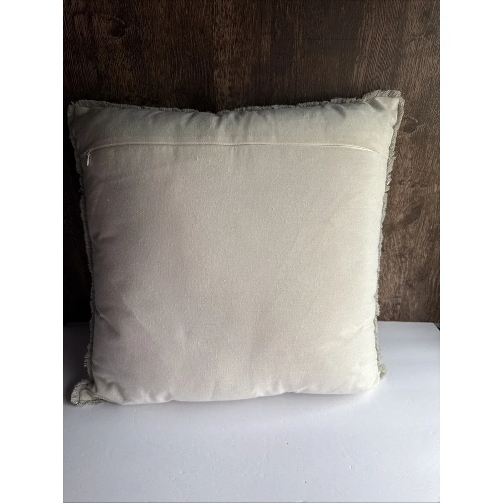 Pumpkin‎ Thankful Pillow Embroidered Decorative Throw Pillow Fall Decor 18x18